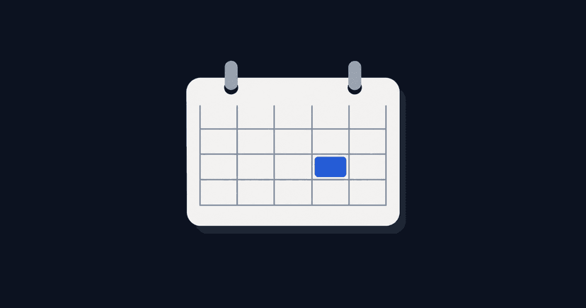 Ein Google-Kalender-Raster mit getrennten Farbspuren für private und geschäftliche Termine, daneben eine öffentliche Buchungsseite