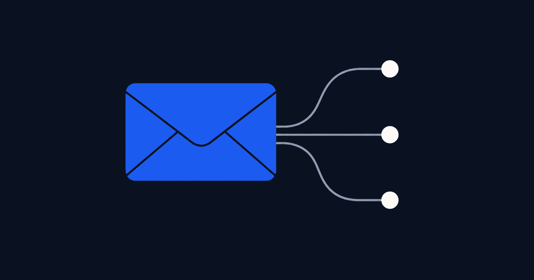 Illustration of an email campaign handing off to a booking calendar