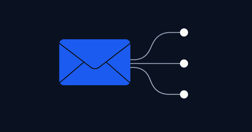 Illustration of an email campaign handing off to a booking calendar