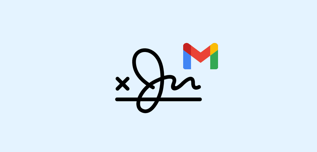 gmail signatur