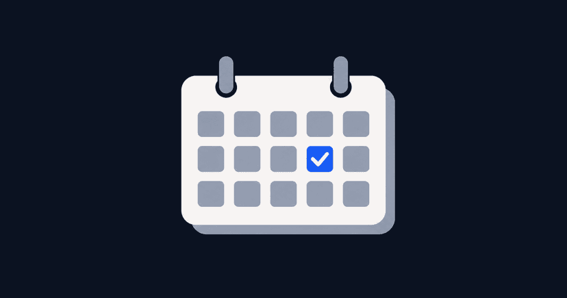 Sept applications de calendrier gratuites alignées, avec un lien de réservation client distinct à côté