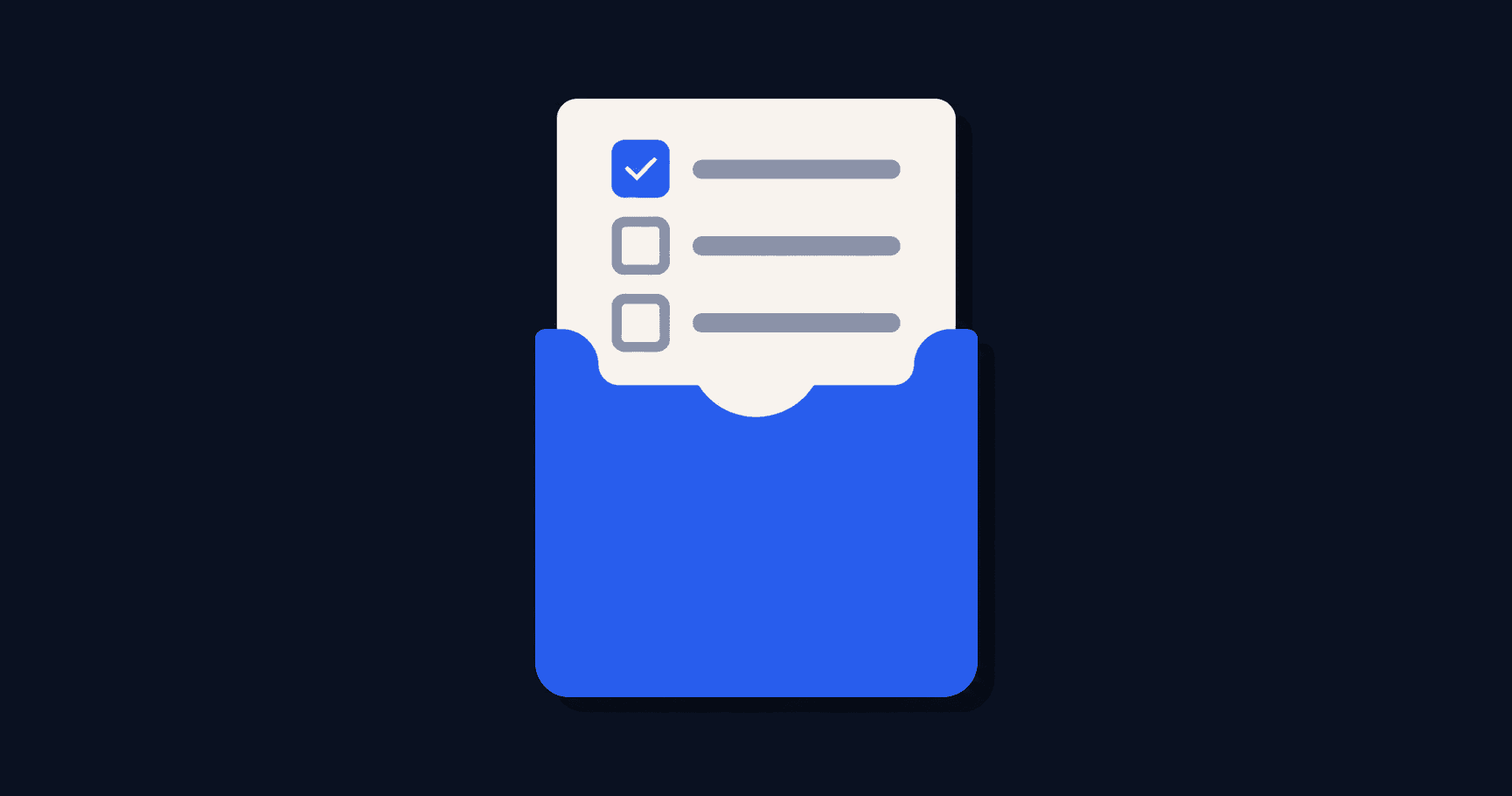 A submitted form separating into two records, one holding the answers and one holding the metadata the platform kept