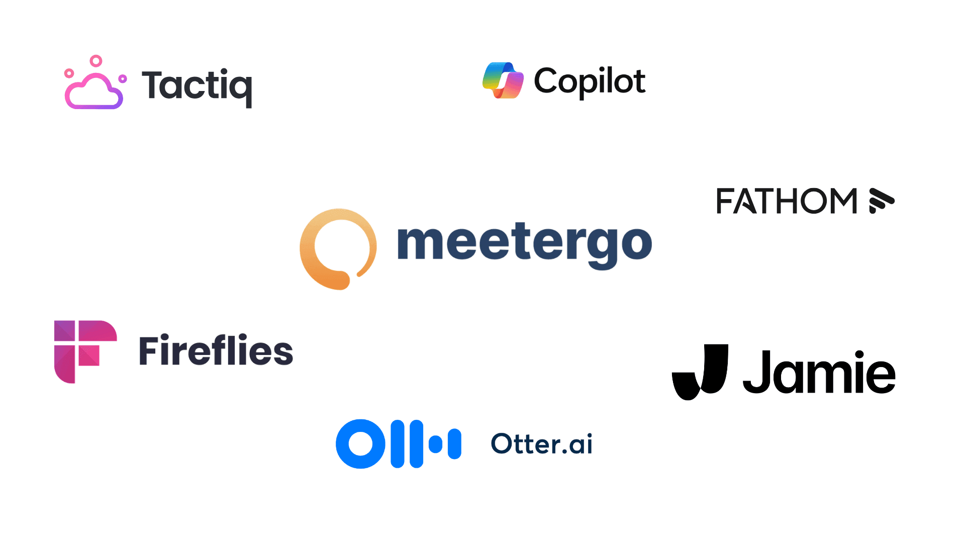 AI note taker provider logos