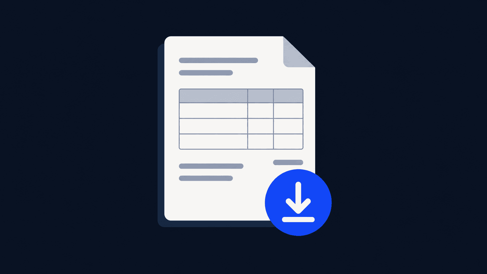 A filled-in service invoice showing line items, a subtotal, a tax line and a named due date