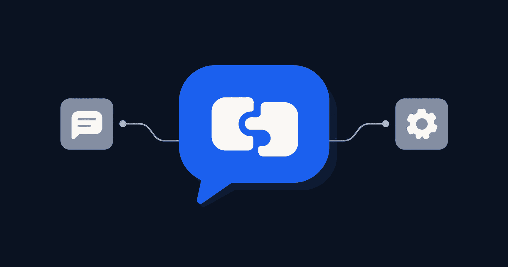 A business phone number connecting to a cloud platform, with a template approval queue and a per-message meter beside it