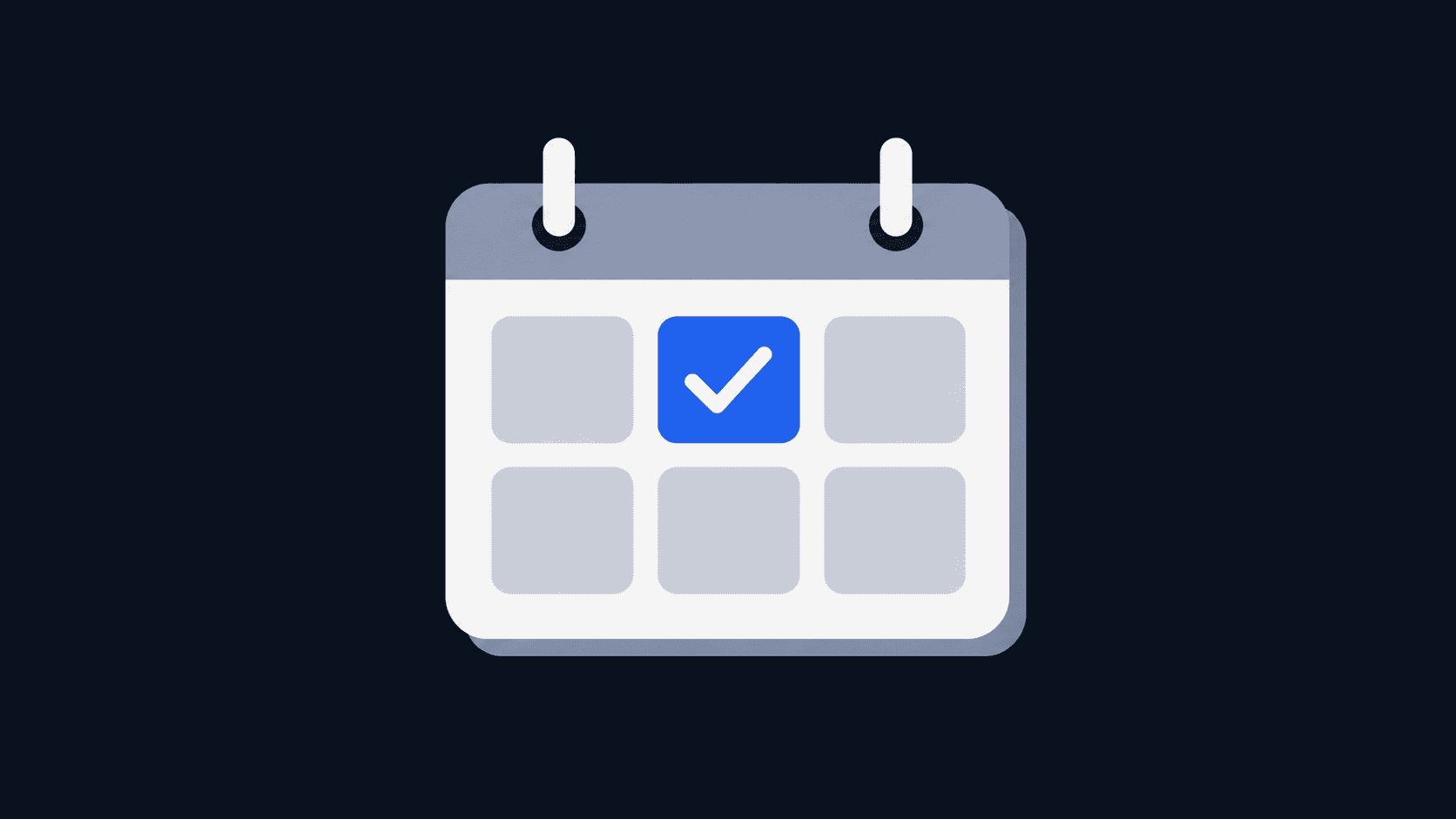 Ein Kontakt wandert von der Recherche über die Erstansprache und eine Qualifizierungsprüfung zu einem bestätigten Termin im Kalender