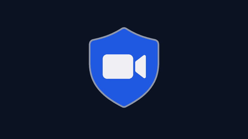 A client video call being checked against an evaluation list covering encryption, room access, recording and data location