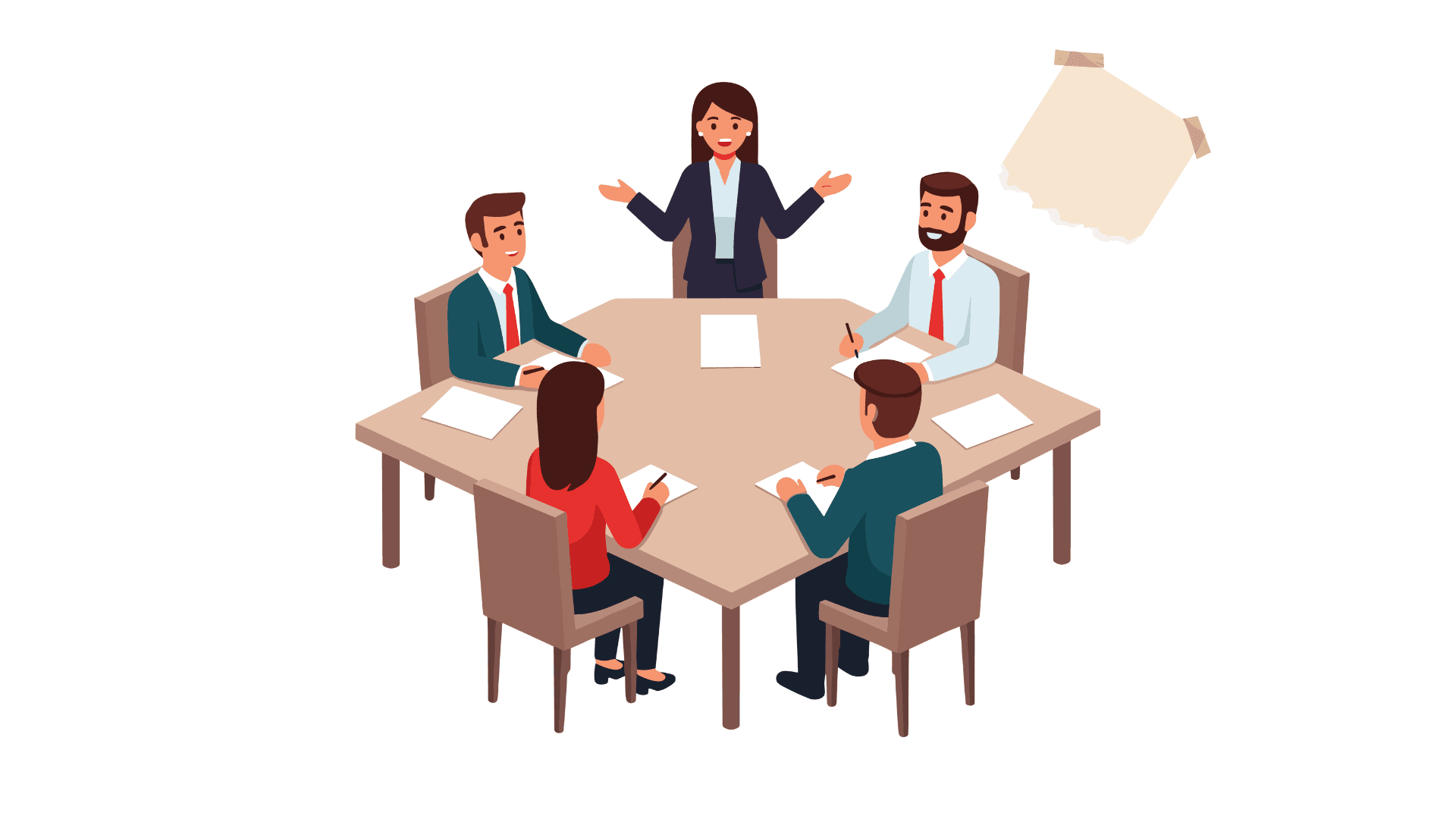 Meeting Notizen Grafik