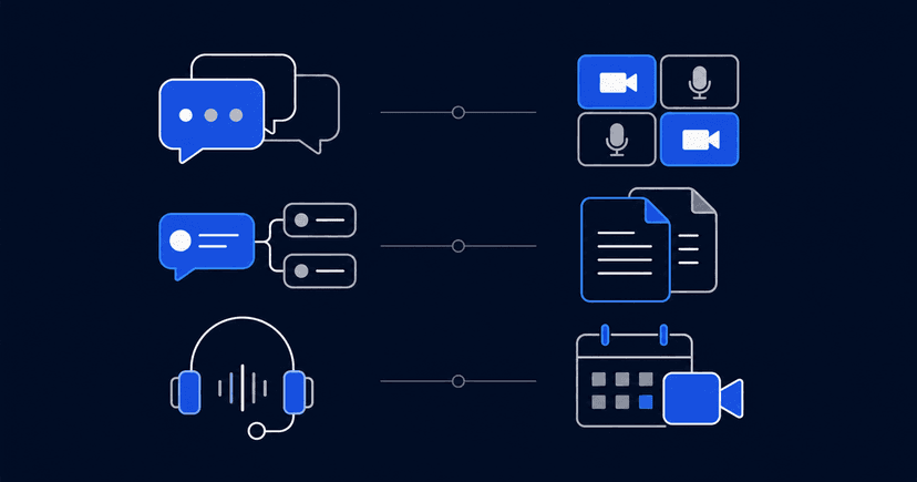 Gegenüberstellung von Slack und Microsoft Teams mit den Vergleichskriterien Preis, Integrationen, Meetings und Datenschutz