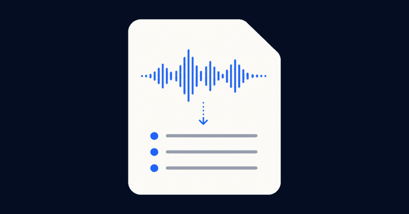 Meeting minutes software comparison: structured minutes with agenda, decisions and action items next to an AI transcript