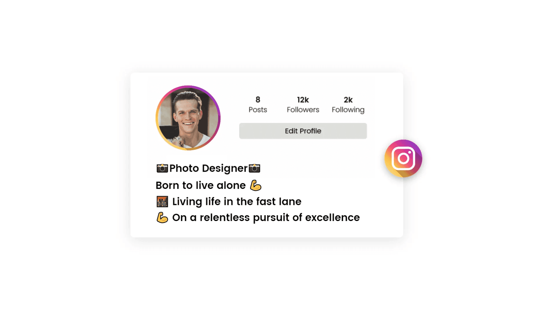 Instagram Bio Screenshot