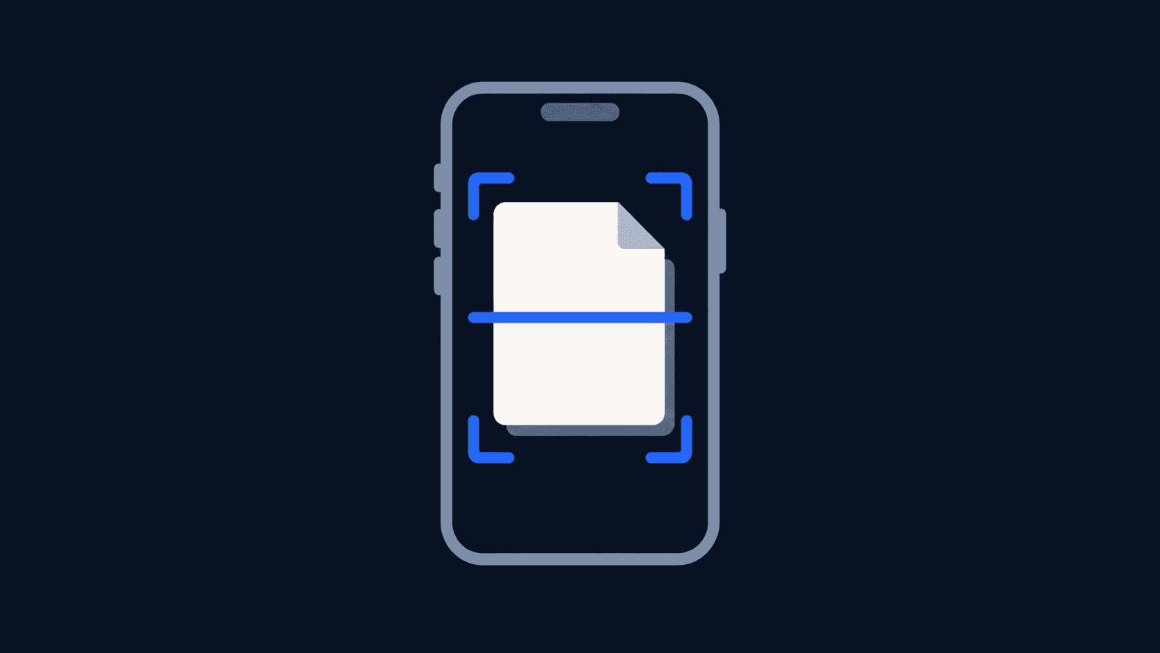 Ein iPhone scannt einen mehrseitigen Vertrag, daneben die fertige PDF-Datei und ein Signaturfeld
