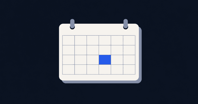Zwei Kalender in Notion nebeneinander: links eine Datenbank als Kalenderansicht, rechts die App Notion Calendar mit verbundenen Konten