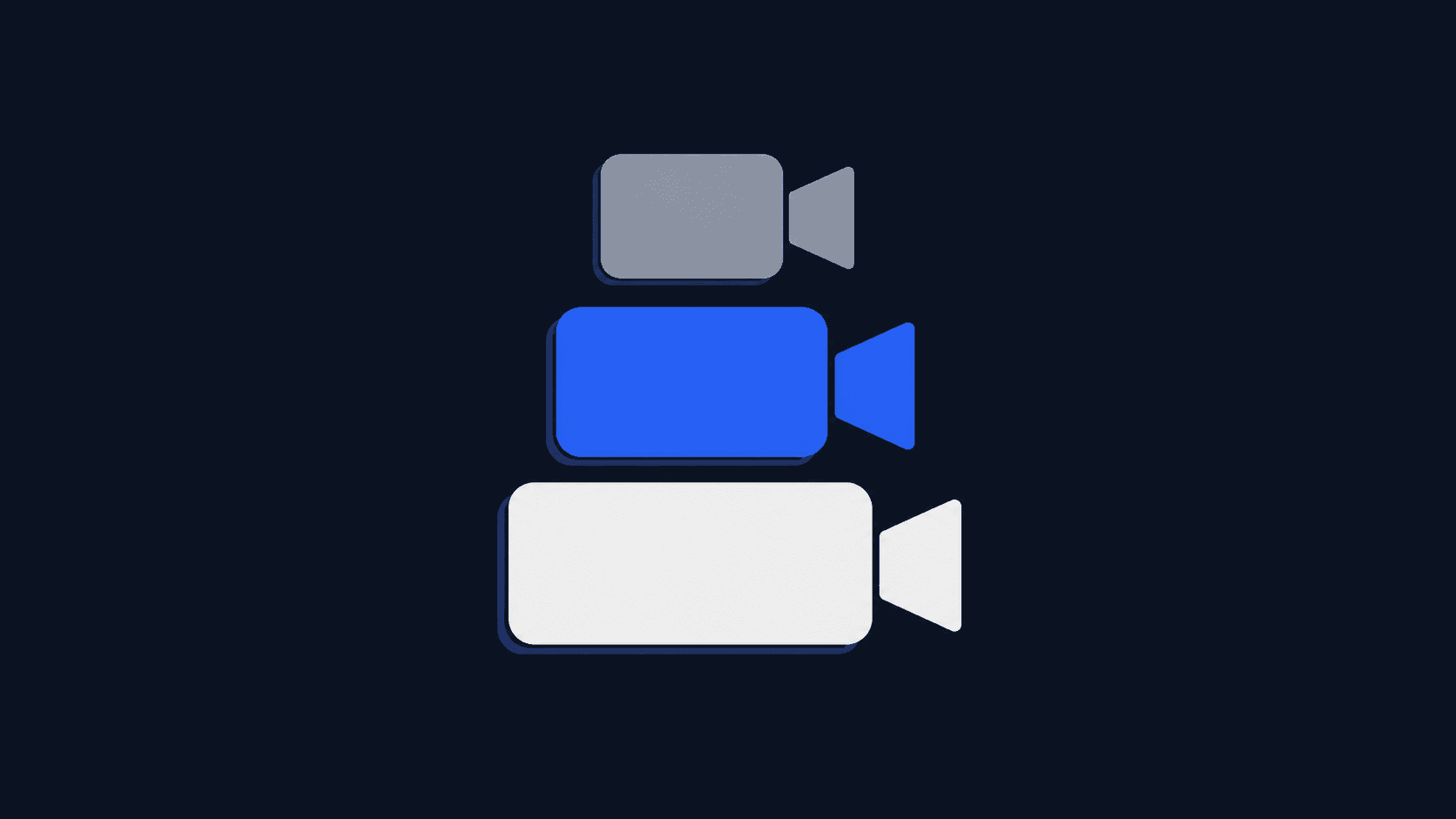 Illustration einer Preisübersicht für Videokonferenzen mit Tarifstufen, Teilnehmer-Symbolen und einer Stoppuhr