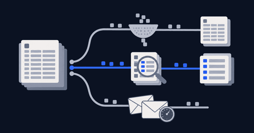 A PhantomBuster-style execution-hours meter on one side, a LinkedIn chat with a booked meeting on the other, and ten tool price tags between them