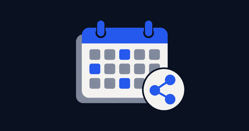 Un calendario de Google compartido con tres personas, cada una con un nivel de permiso distinto, junto a un enlace de reserva que un cliente usa para elegir hora