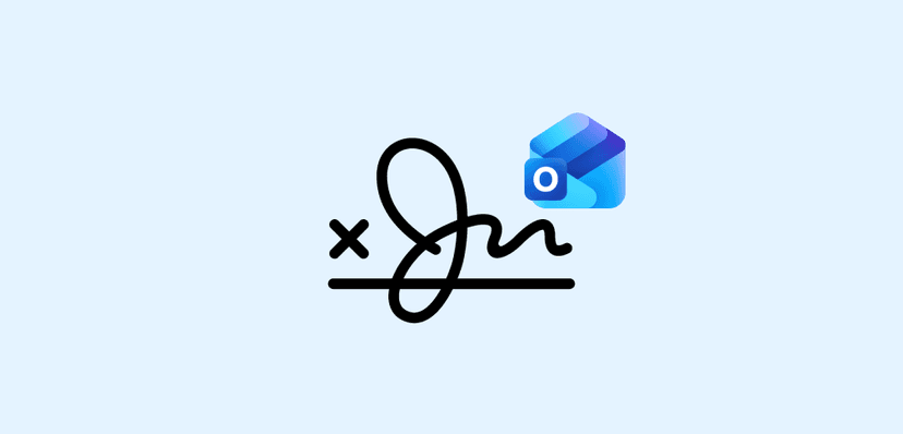 outlook signatur