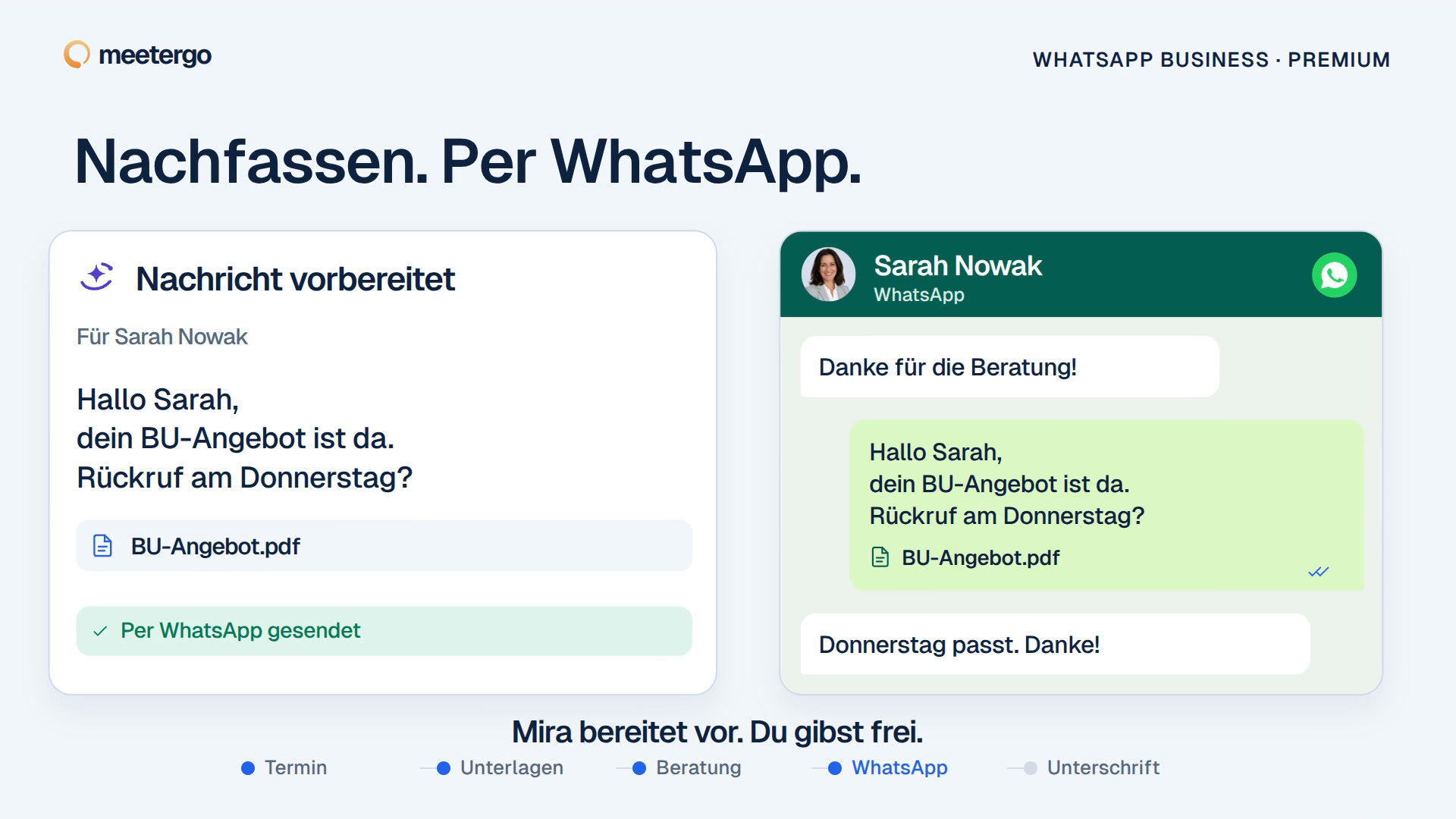 meetergo Produkt-Demo