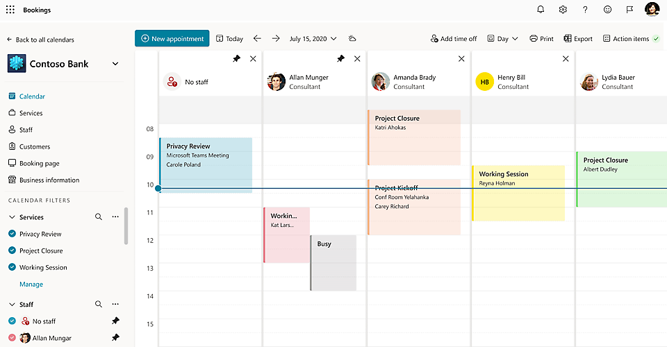 appointment scheduling | Microsoft 365