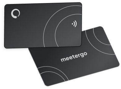 meetergo NFC Visitenkarte aus Metall