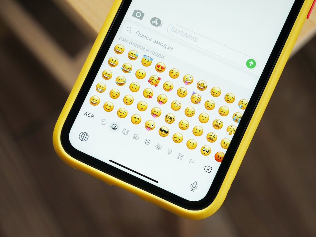emojis in nachrichten